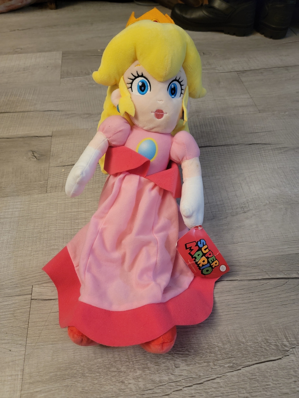 Nintendo Princess Peach Plush Doll in Pink and Yellow